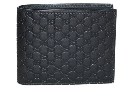 black guccissima leather gucci mens wallet|men's gucci wallet on sale.